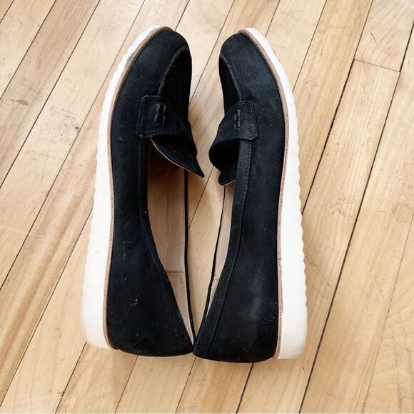 LifeStride Velocity ZaZa Black Suede Slip On‎ Loafer Shoes - Picture 6 of 12